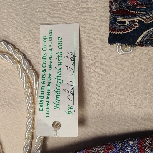 2 Handmade SILK TIE PURSES - Picture 3 of 16